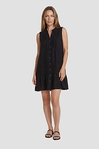 Sleeveless Button Up Day Dress
