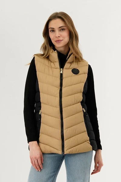 Canada Weather Gear Chevron Quilted Vest