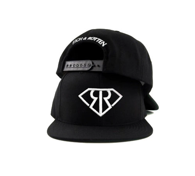 Classic Snapback White Logo