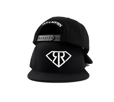 Classic Snapback White Logo