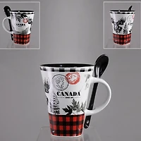 Canada  14oz Mug w/ Spoon