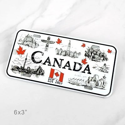 CANADA SCENERY LICENSE MAGNET 6x3