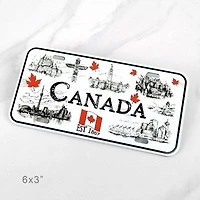 CANADA SCENERY LICENSE MAGNET 6x3