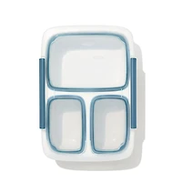 OXO  PREP & GO 4-cup Divided Container