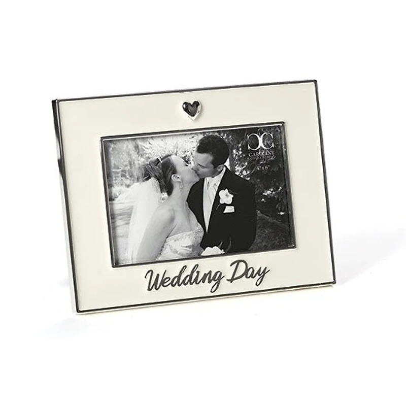WEDDING DAY HEART FRAME 4X6
