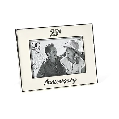 25TH ANNIVERSARY 6.25"H FRAME 4X6