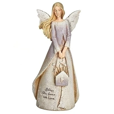 8.5"H BLESS THIS HOME ANGEL HEAVENLY BLESSINGS