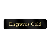 Plaque w/ Rounded Corners - 2 7/8" x 11/16"