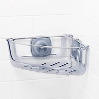 StrongHold™ Corner Suction Shower Basket