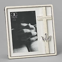 4x6 Confirmation Frame w/ Cross & Dove