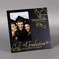 Black & Gold Graduation Frame - 4x6