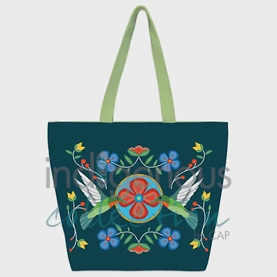 Hummingbirds Large Tote Bag