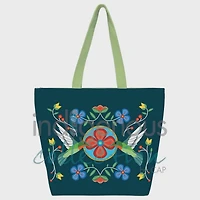 Hummingbirds Large Tote Bag