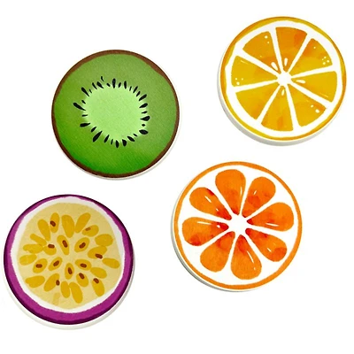 FRUITY Coasters - set of 4
