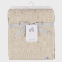 Tan Sweater Knit Blanket