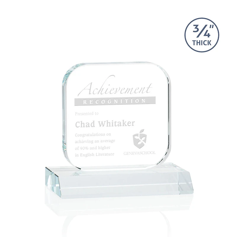 App Award - Clear 4"X4" (Engraving Included)