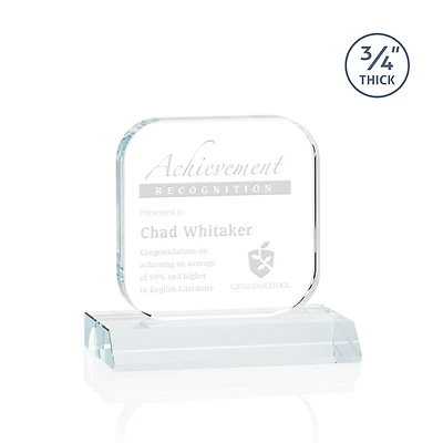 App Award - Clear 4"X4" (Engraving Included)