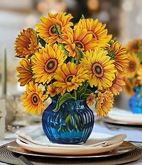 Sunflowers Pop-Up Card - Large