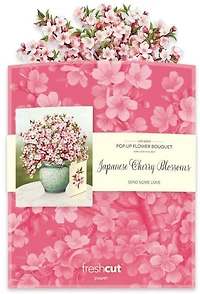 Japanese Cherry Blossoms Pop-Up Card - Large