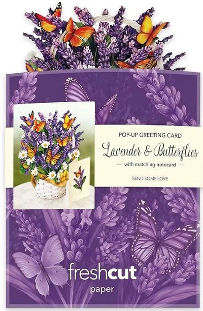 Lavender Pop-Up Card