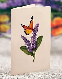 Lavender Pop-Up Card
