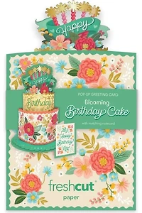 Bloom Birthday Cake Pop-Up Card