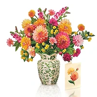 Dahlia Sunrise Mini Pop-Up Card