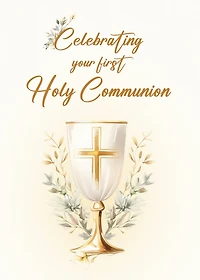 Celebrating Your First Holy Communion Card