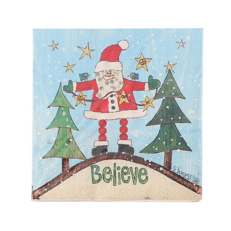 Santa Cocktail Napkins