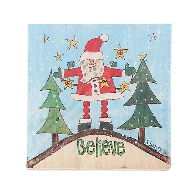 Santa Cocktail Napkins