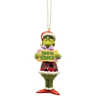 Warning: Bad Attitude Grinch PVC Ornament