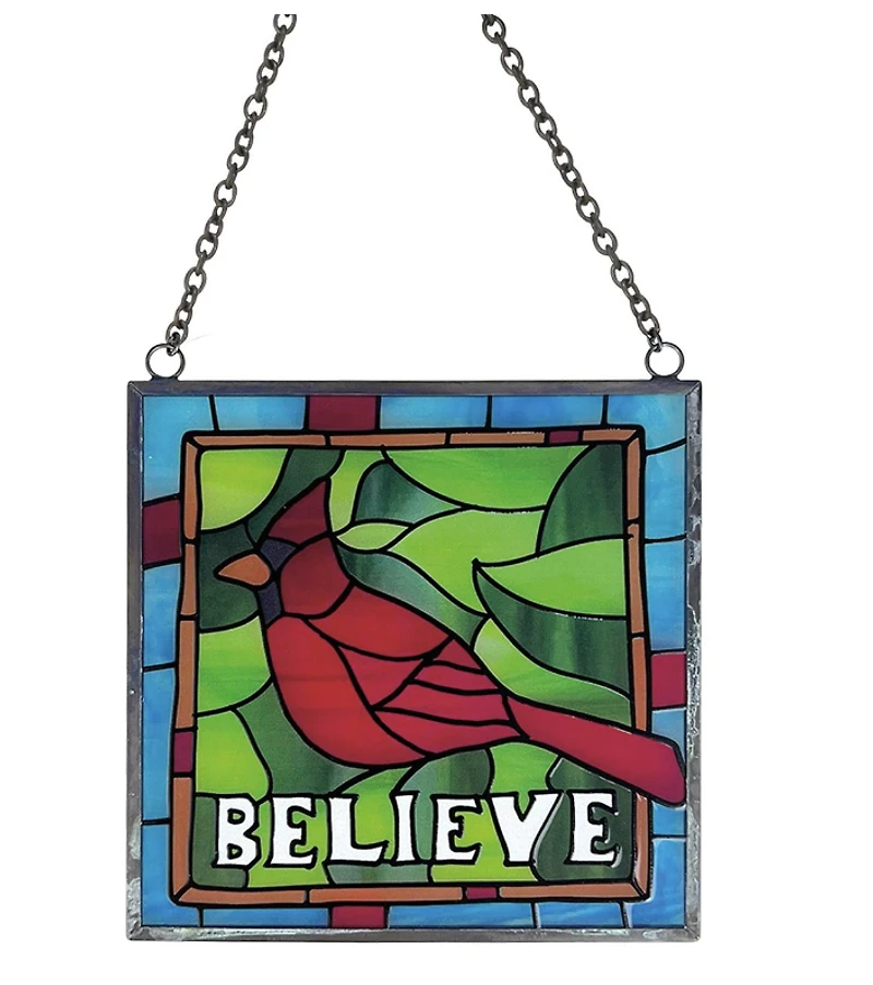 Square Cardinal Suncatcher