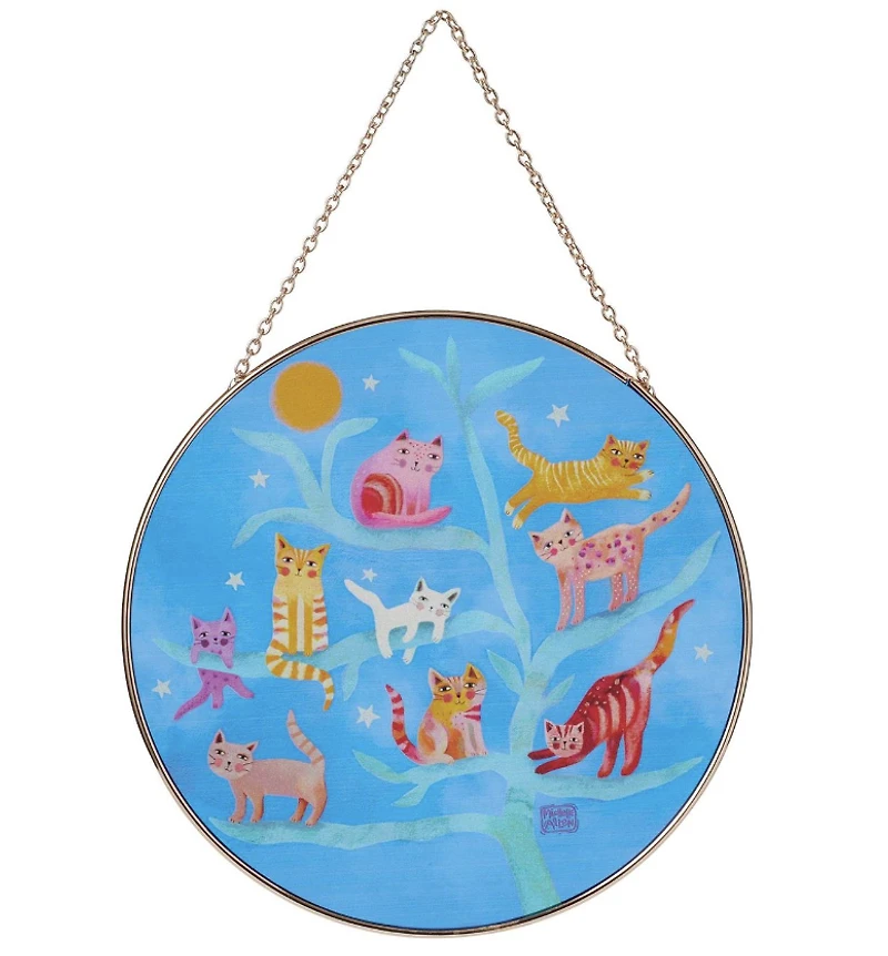 Crazy Cats Suncatcher