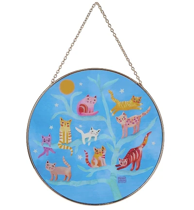Crazy Cats Suncatcher