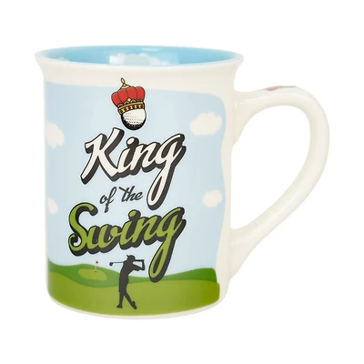 King of the Swing Golf Mug