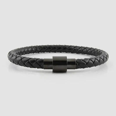 Unisex Handcrafted Braided Genuine Leather Bracelet