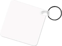 Customizable Key Chain - Square, Aluminum, Double-Sided