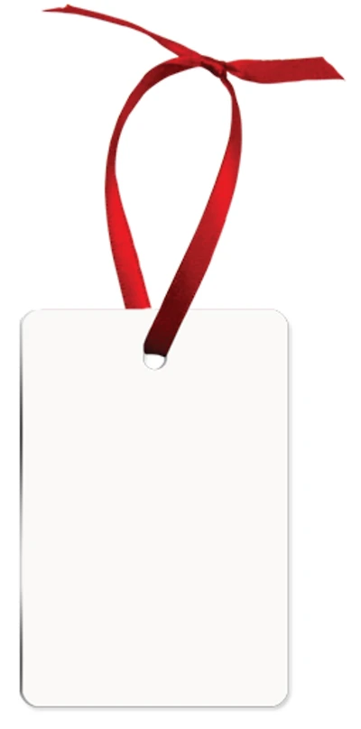 Customizable Ornament - Vertical Rectangle