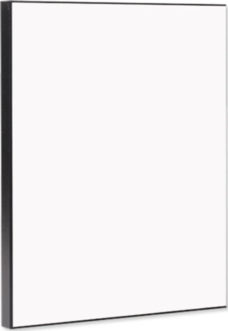 Customizable Plaque - Black Flat Edge 8x10