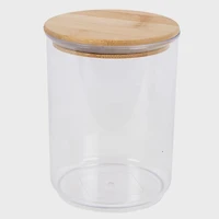 Acrylic Container with Airtight Bamboo Lid