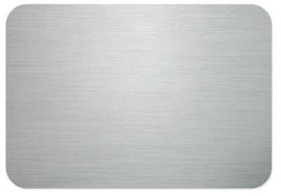 Customizable Name Badge - Rectangle, Aluminum