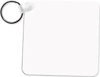 Customizable Key Chain - Square, Aluminum