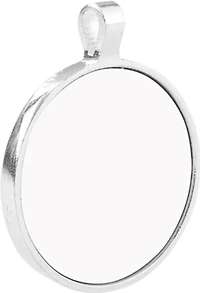 Customizable Bezel Pendant - Circle, with Insert