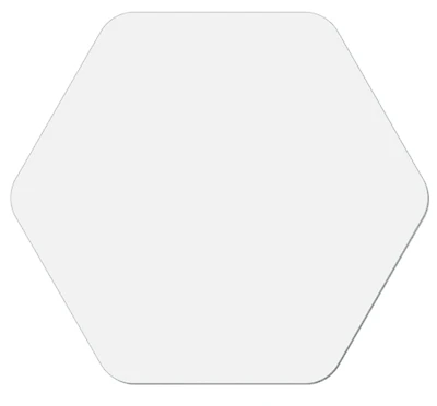 Customizable Magnet - Hexagon, Semi-Gloss