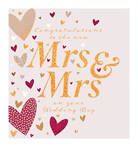 Congratulations Mrs and Mrs Card