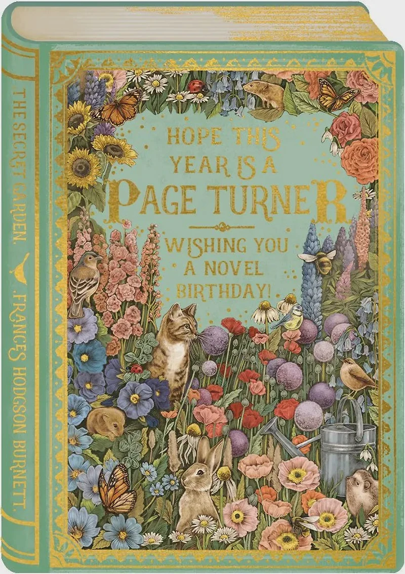 Story Book Birthday Card - "Hope this year is a page turner"