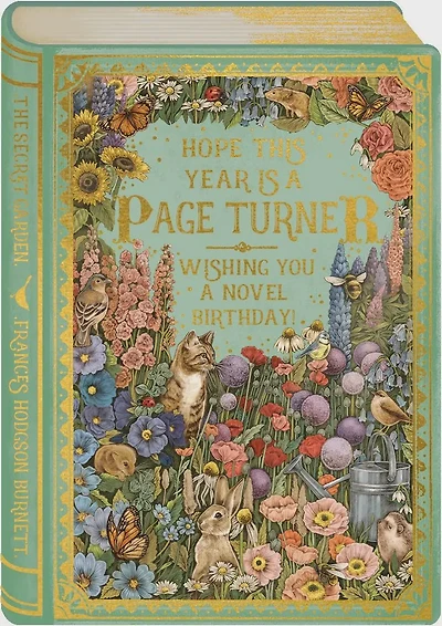 Story Book Birthday Card - "Hope this year is a page turner"