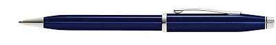 Cross Century II Translucent Blue Lacquer Ballpoint Pen