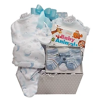 Baby Boy Sweet Arrival Gift Basket