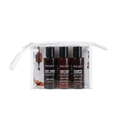 Bee By The Sea Shower kit Mini (Travel size) — Sea Buckthorn and Honey